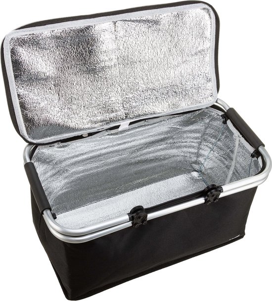 Outtec® Panier de Pique-nique avec Compartiment Isotherme - Sac de Pique-nique Pliable - Sac Isotherme - Panier Isolé - 29 Litres - 47 x 27 x 22 cm
