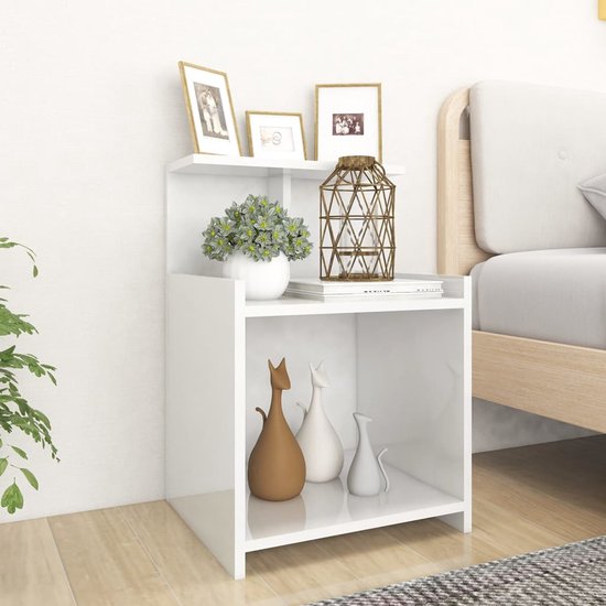 Nachtkastje Colima Small 62 cm hoog in wit Nachtkastje Colima Small 62 cm hoog in wit