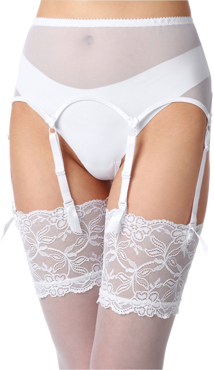Merry Style Sierlijke Jarretel Gordel - Gordelbretels – Zwart – L - MS-KS-912
