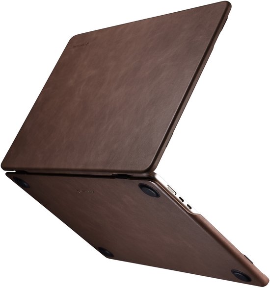 NorthLife Étui en cuir pour MacBook Air 15 pouces M2/ M3 (2023-2024) - Étui - Coffee