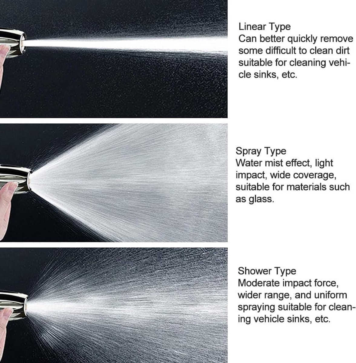 Hogedrukreiniger Power Jet Cleaner voor tuinslang, verschillende spuiteffecten, metalen verbindingen, 15 m telescopische buis Hogedrukreiniger Power Jet Cleaner voor tuinslang, verschillende spuiteffecten, metalen verbindingen, 15 m telescopische buis