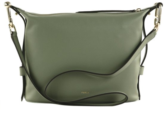 FURLA Cuir Sac à épaule Nuvola Hobo Agave Gris