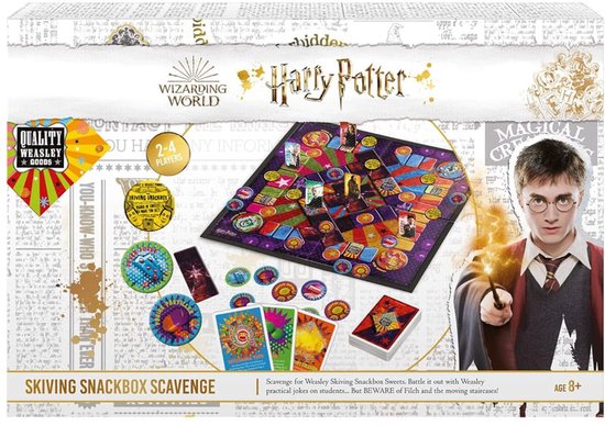Foto: Cartamundi harry potter board game skiving snackbox challenge game and accessories
