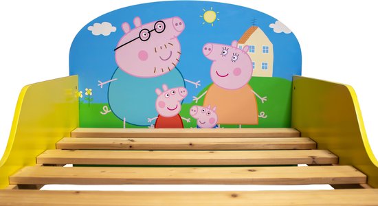 Peppa Pig Kinderbed voor Peuters - Perfecte Overgang van Ledikant naar Groot Bed 143x77x60cm