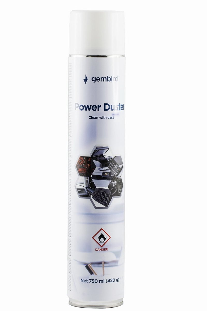 Gembird - Spuitbus met perslucht - Air duster spray compressed gas- 750ml- 1 stuk