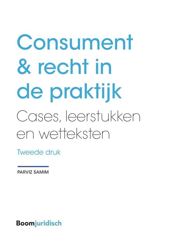 Consument & recht in de praktijk - cover