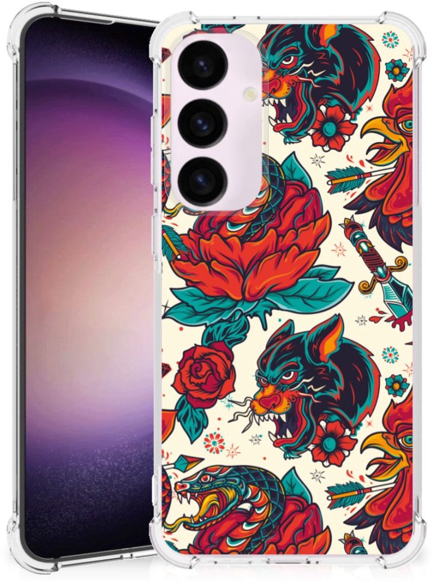 Anti-shock Hoesje met foto voor Samsung Galaxy S24 Plus Old Skool