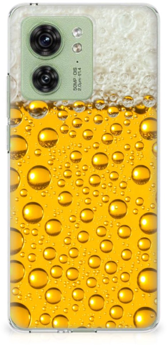 Motorola Edge 40 Siliconen Case Bier