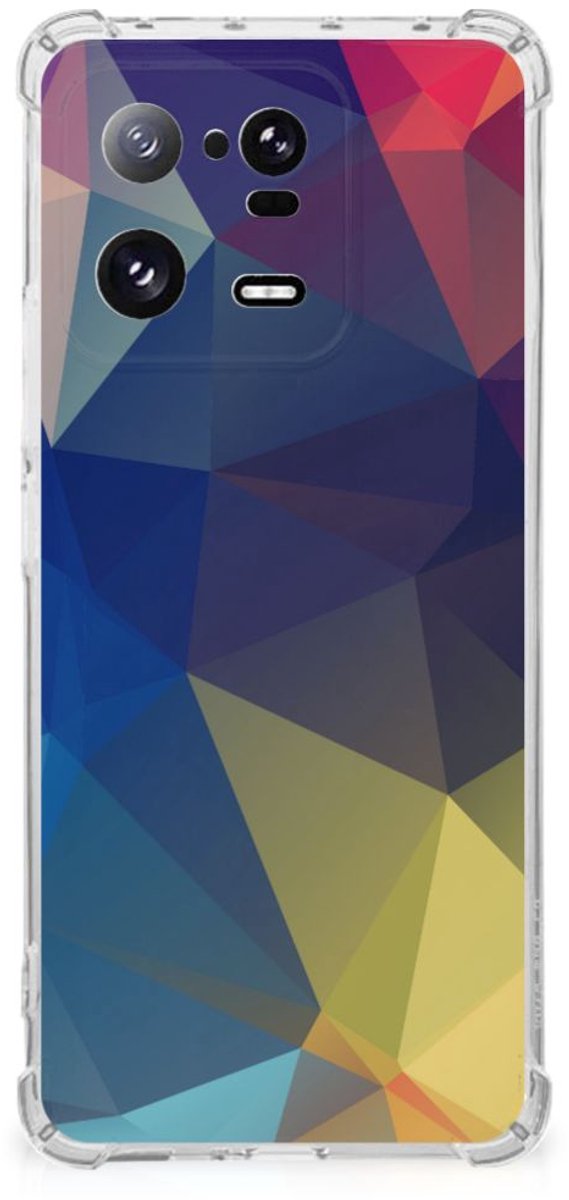 Xiaomi 13 Pro Shockproof Case Polygon Dark