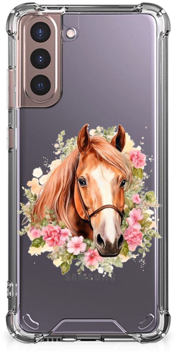 Case Anti-shock voor Samsung Galaxy S21 Plus Paard