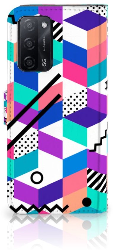 Etui portefeuille OPPO A16/A16s | Étui pour téléphone portable OPPO A54s blocs cadeaux personnalisés colorés