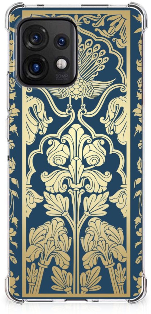 Back Cover voor Motorola Edge 40 Pro Case Beige Flowers