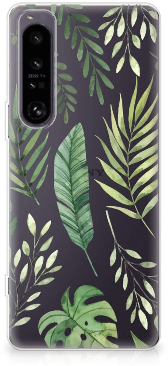 TPU Hoesje voor Sony Xperia 1 IV TPU Case Leaves