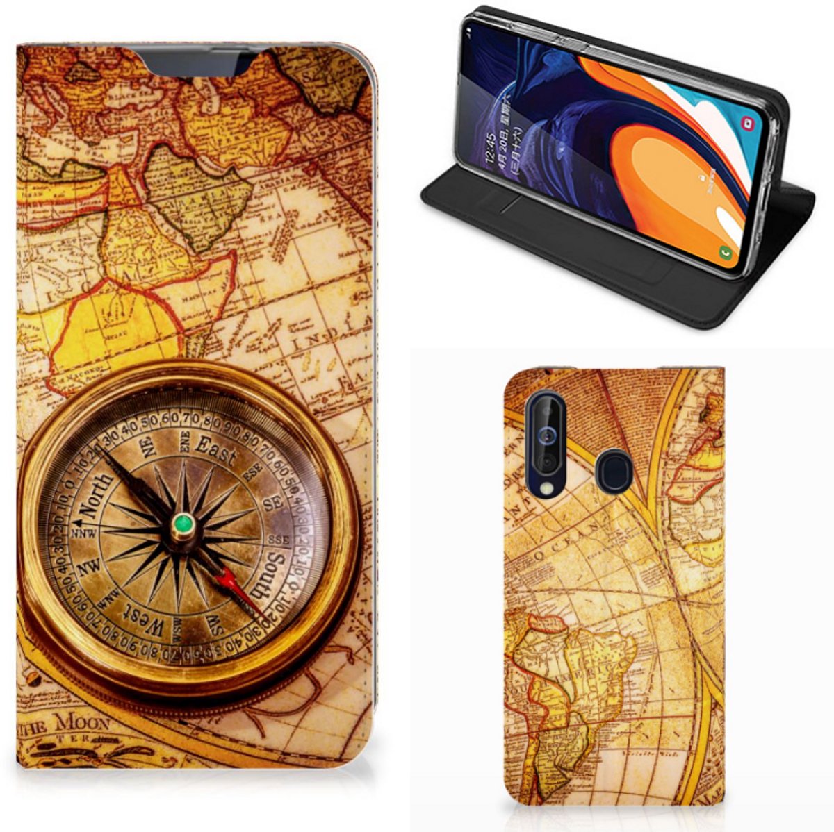Samsung Galaxy A60 Book Cover Kompas
