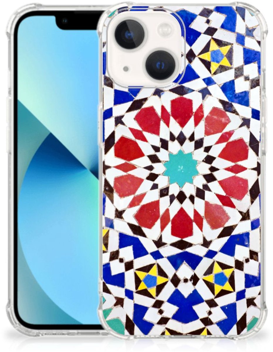 iPhone 13 mini Anti-Shock Hoesje Mozaïek
