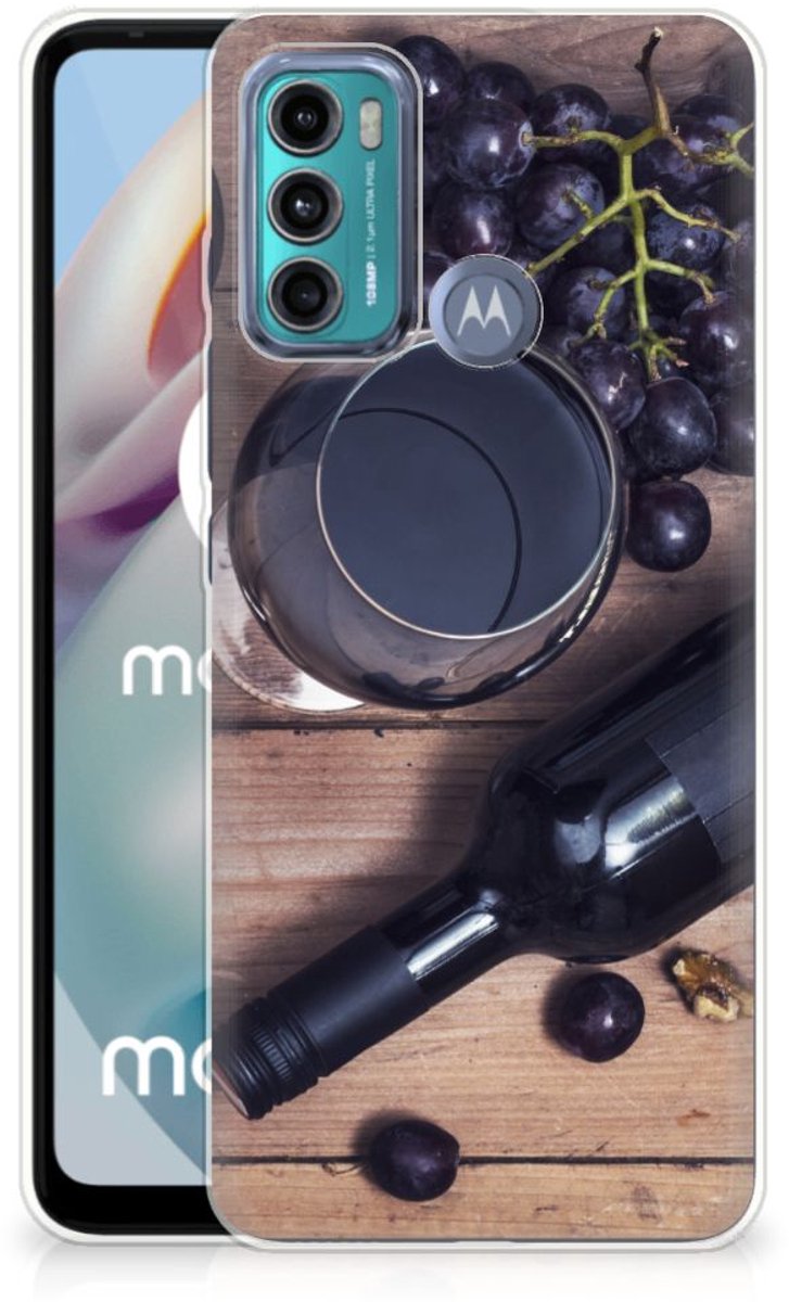 Motorola Moto G60 Siliconen Case Wijn
