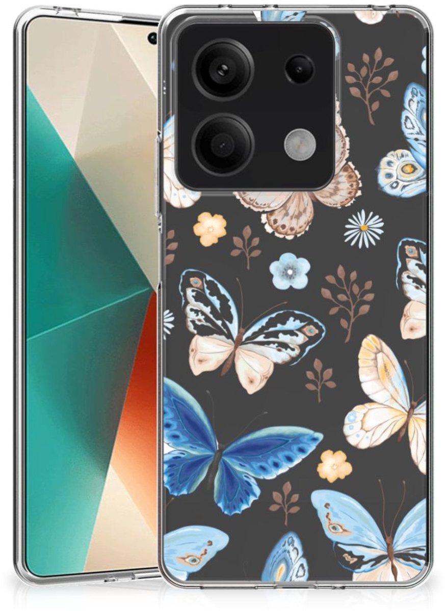 TPU Hoesje voor Xiaomi Redmi Note 13 5G Vlinder