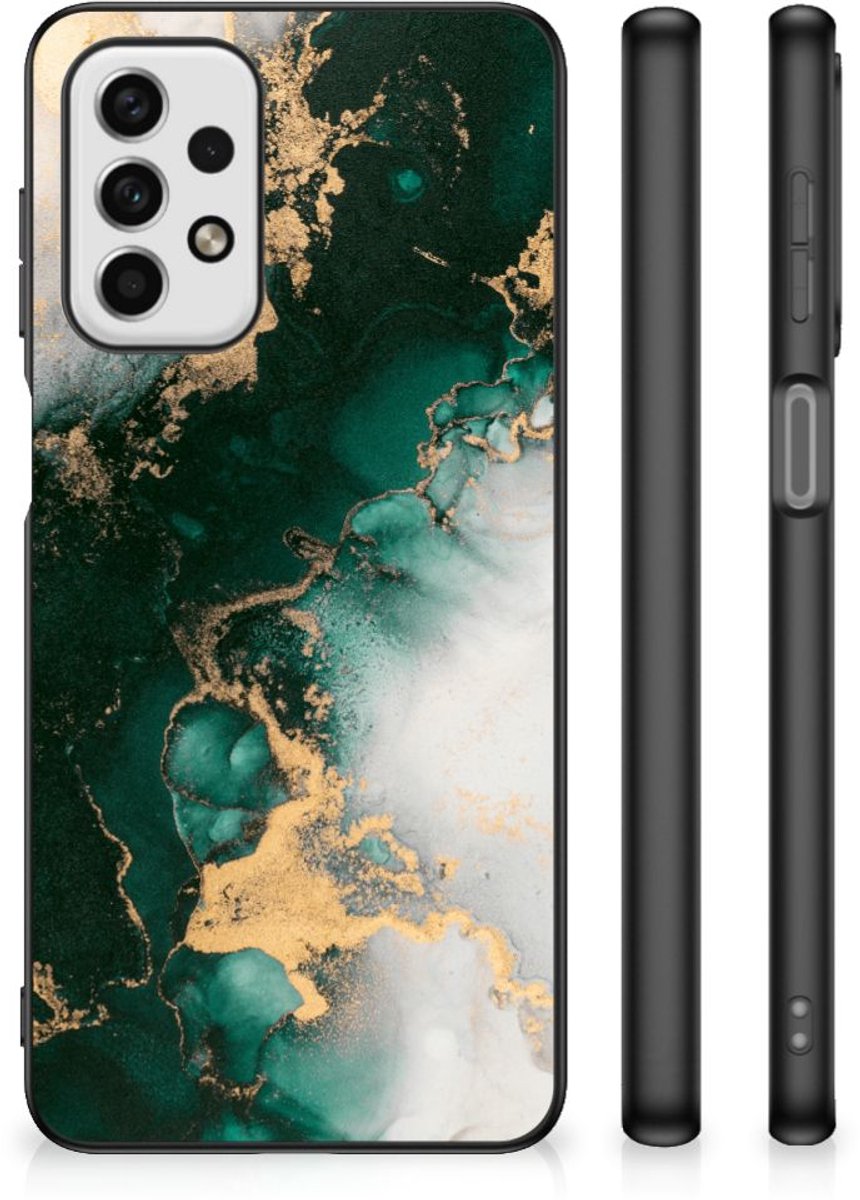 Marmeren Print Telefoonhoesje voor Samsung Galaxy A23 Marmer Groen