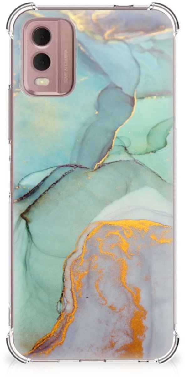 Back Cover voor Nokia C32 Watercolor Mix