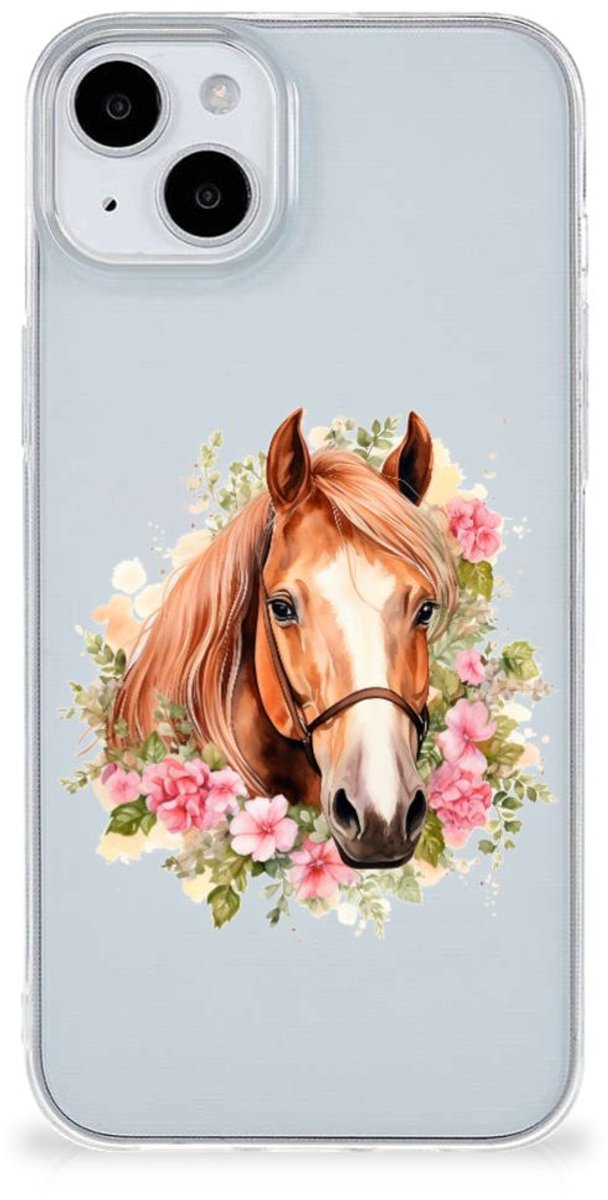 TPU Hoesje voor iPhone 15 Paard