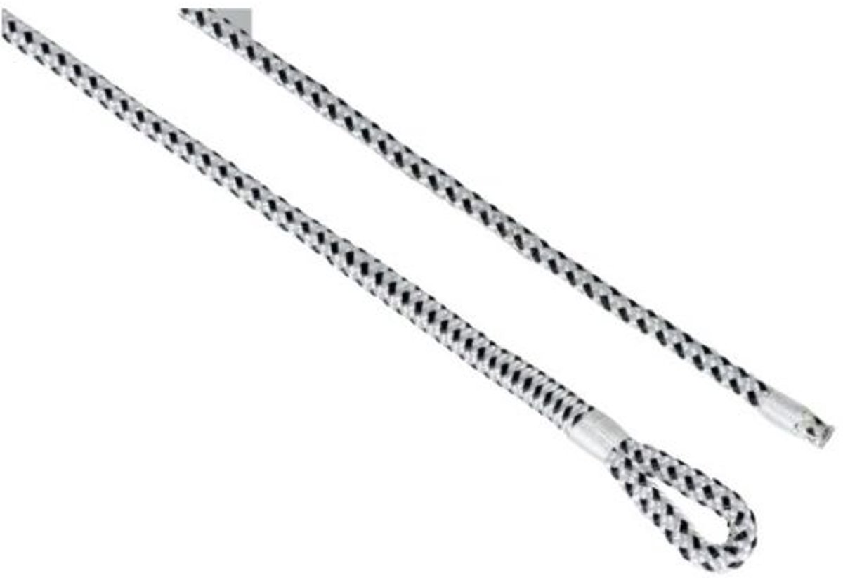 Fenderline poly/pp 12mm 2.5m white/black (x2)