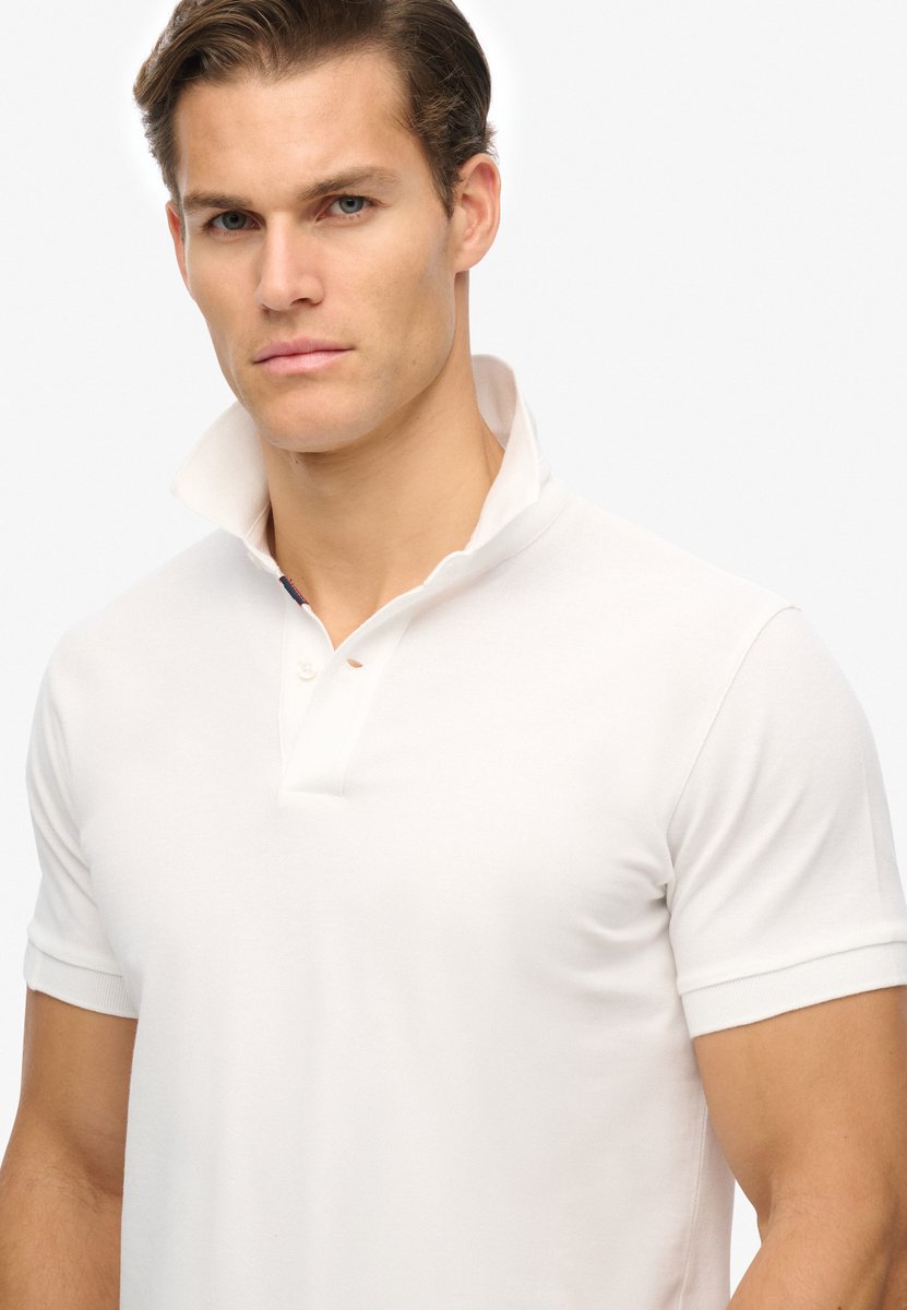 Superdry City Pique Korte Mouw Poloshirt 2XL Man Optic