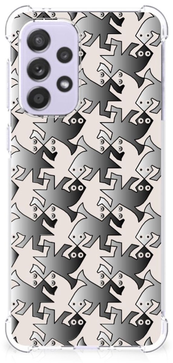 Samsung Galaxy A33 Case Anti-shock Salamander Grey
