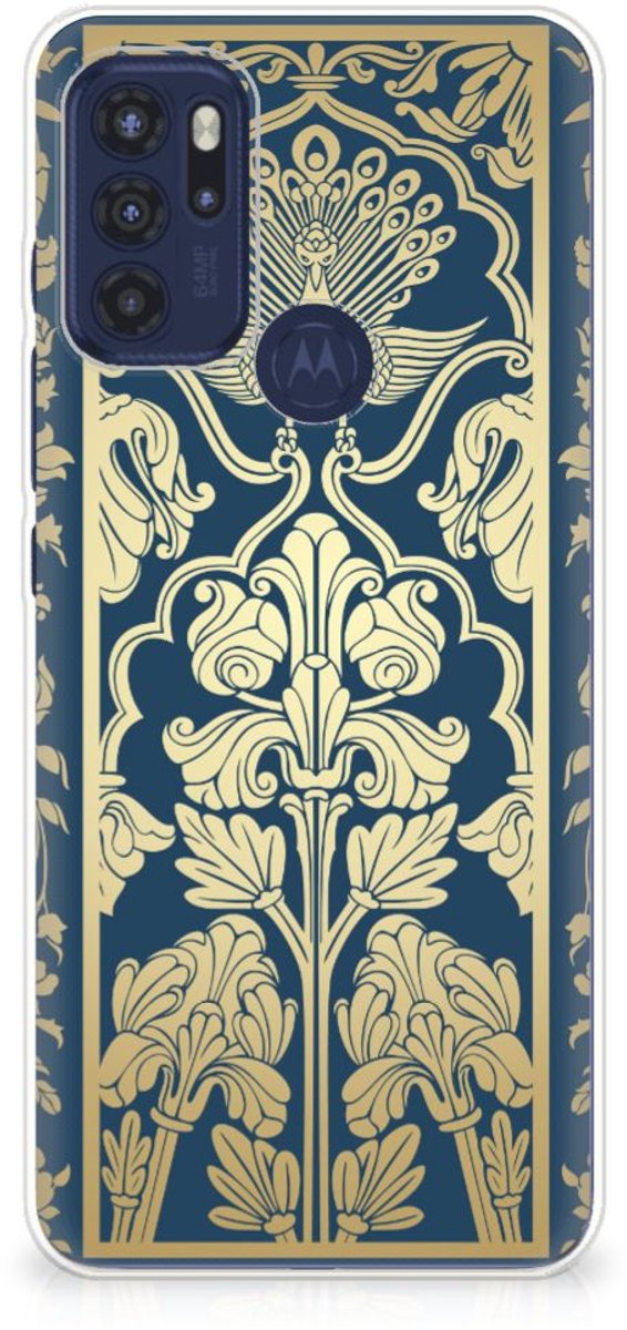 Motorola Moto G60s TPU Case Beige Flowers
