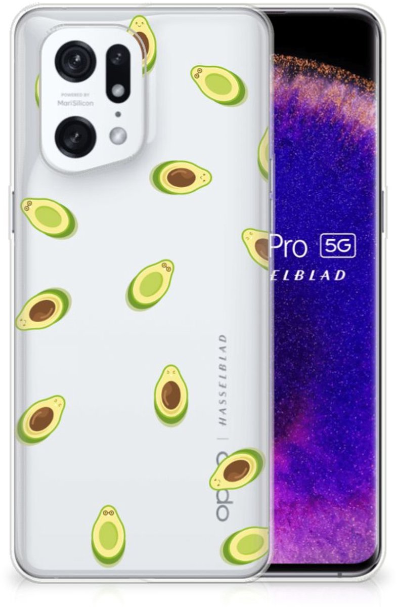 OPPO Find X5 Pro Siliconen Case Avocado