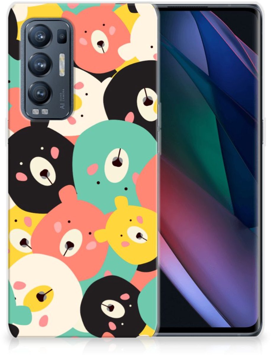 OPPO Find X3 Neo Telefoonhoesje met Naam Bears