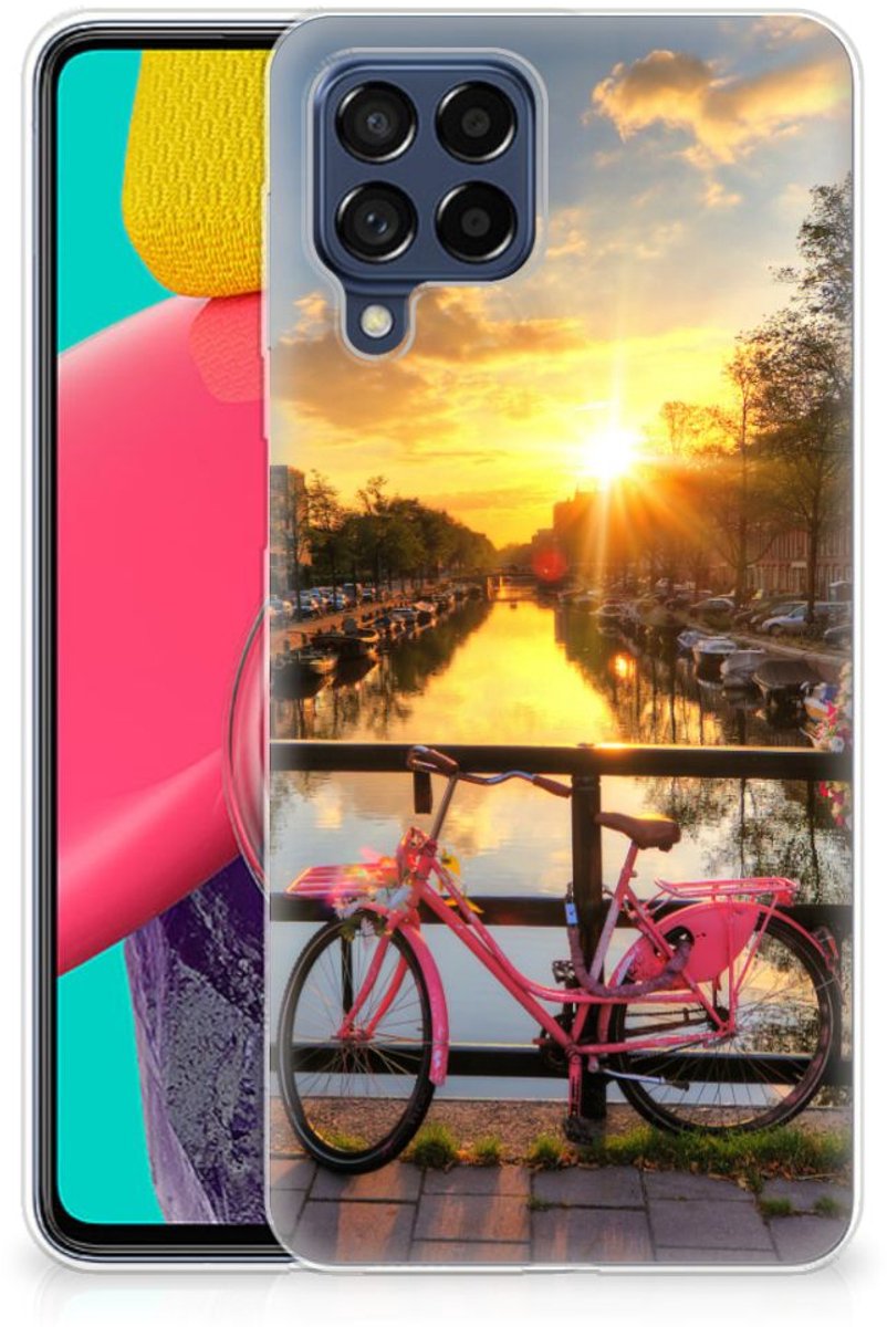 Samsung Galaxy M53 Siliconen Back Cover Amsterdamse Grachten