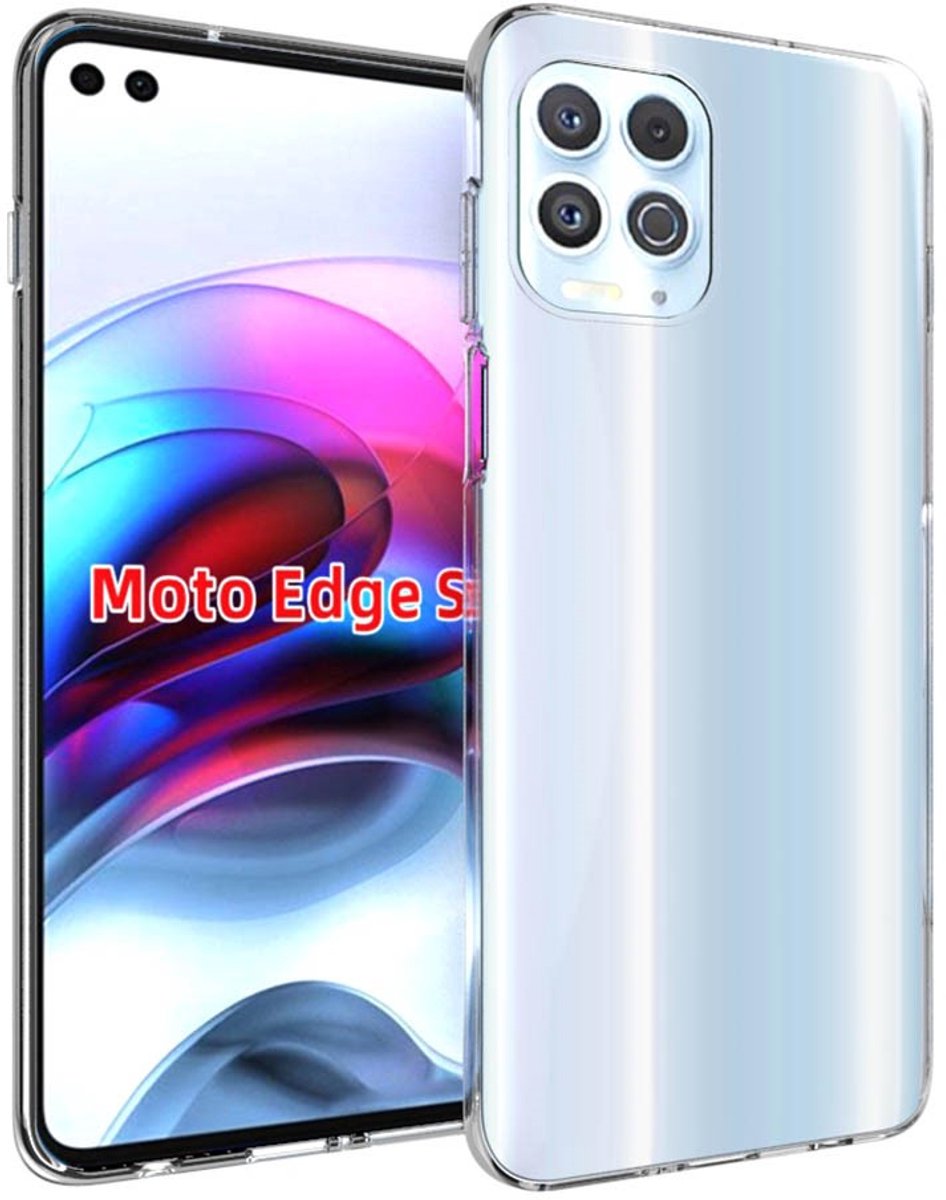 Back Cover voor Motorola Moto G100 TPU Siliconen Back Cover Transparant
