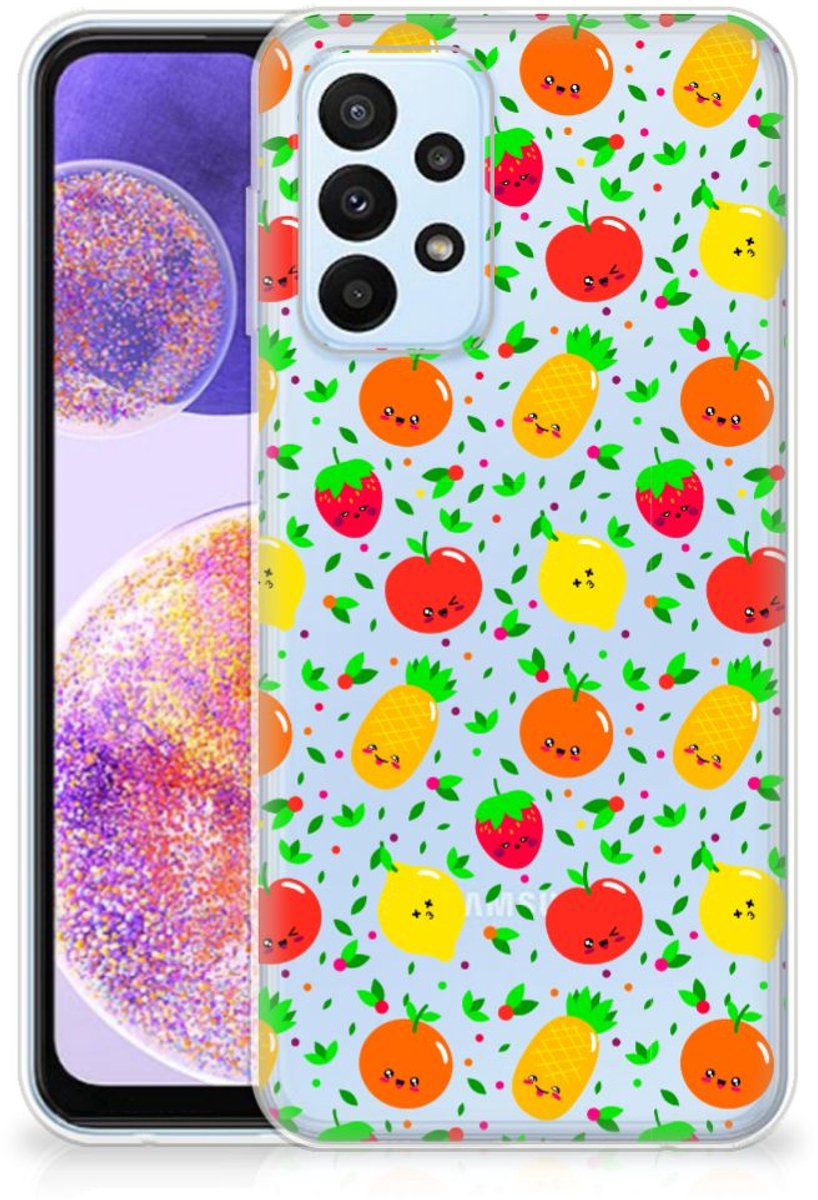Samsung Galaxy A23 Siliconen Case Fruits