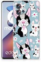 Motorola Edge 30 Fusion TPU Hoesje Hondjes