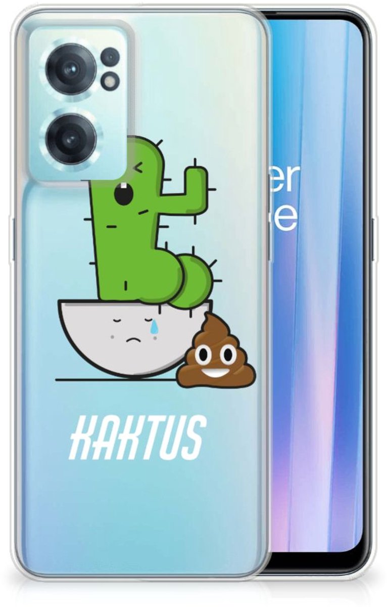 OnePlus Nord CE 2 5G Telefoonhoesje met Naam Cactus Poo