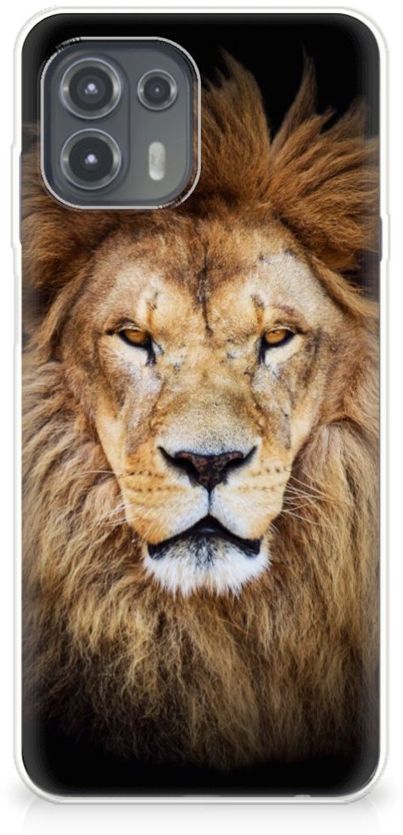 Motorola Edge 20 Lite TPU Hoesje Leeuw