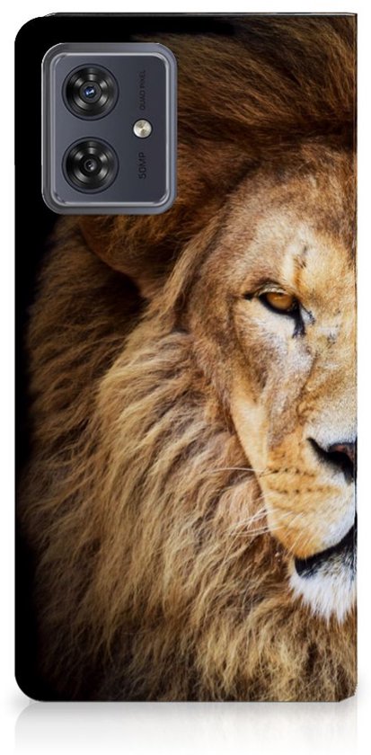 Coque Motorola Moto G54 avec motif lion