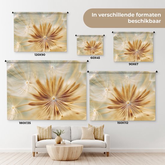Tapisserie murale 90x67,5 cm - Pissenlit - Beige - Abstrait - Moderne - Nature - Tapisserie - Tapisseries