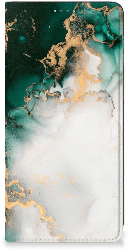 Étui support adapté pour OPPO A17 Marble Green