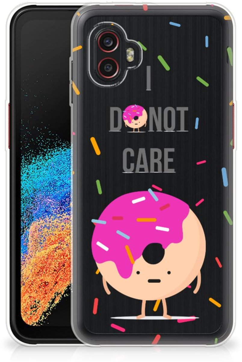 Samsung Galaxy Xcover 6 Pro Siliconen Case Donut Roze