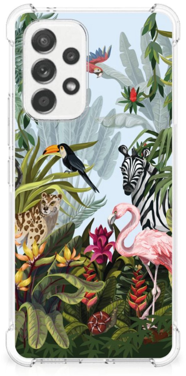 TPU Case Anti-Shock voor Case Anti-shock voor Samsung Galaxy A53 5G Jungle