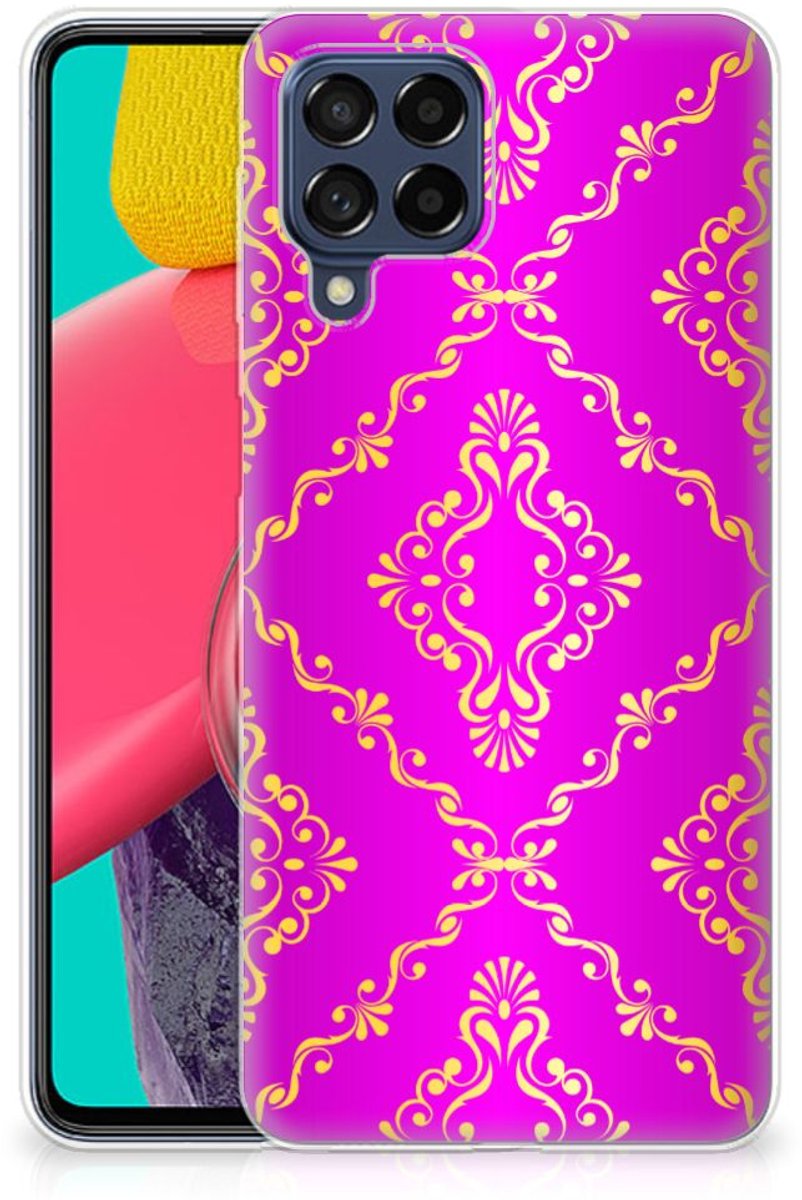 Siliconen Hoesje Samsung Galaxy M53 Barok Roze