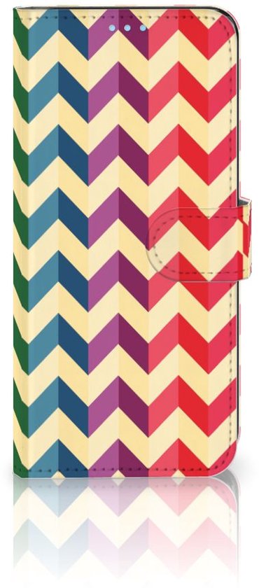 Coque de téléphone mignonne OPPO A74 4G Coque pour smartphone Zigzag Couleur