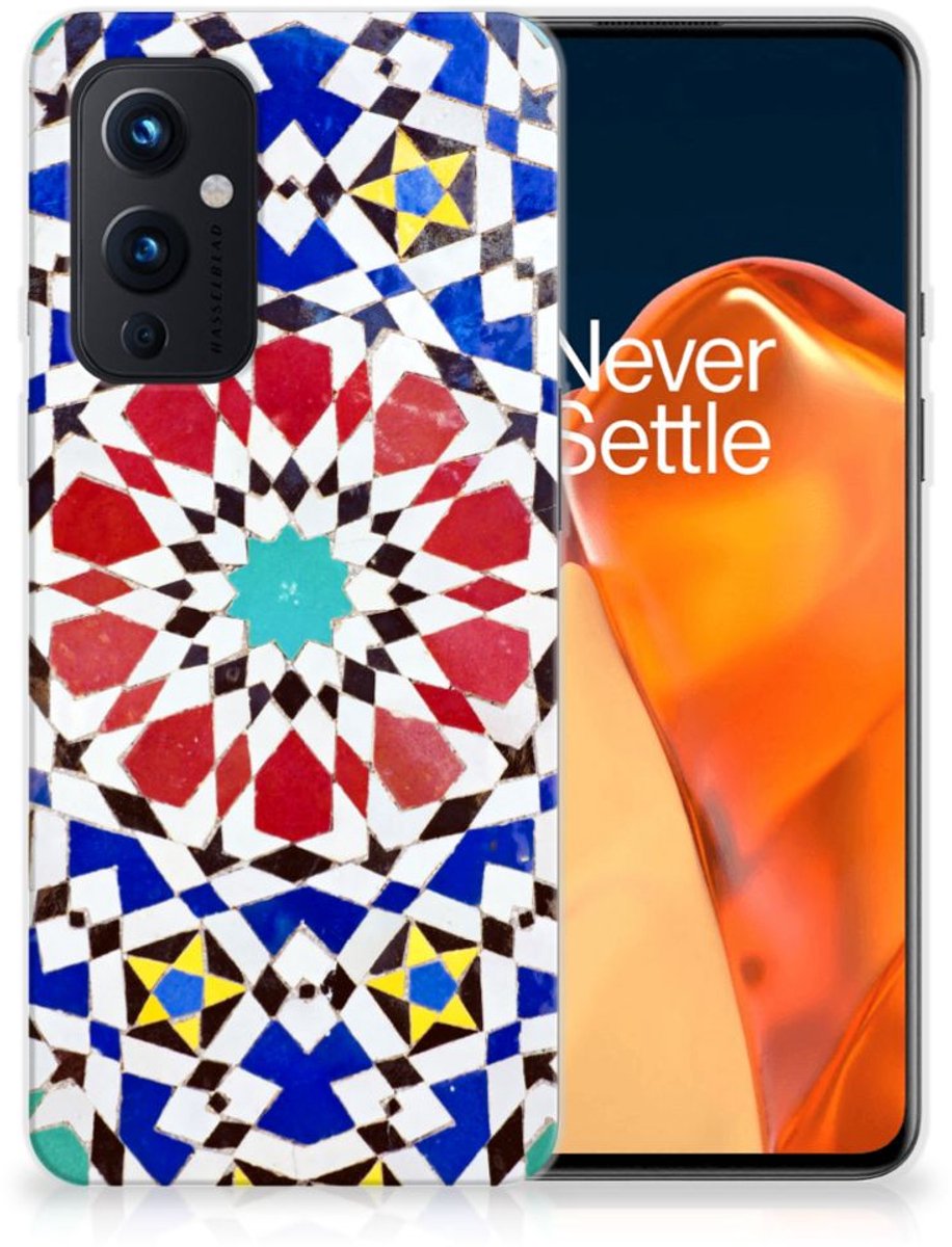 OnePlus 9 TPU Siliconen Hoesje Mozaïek