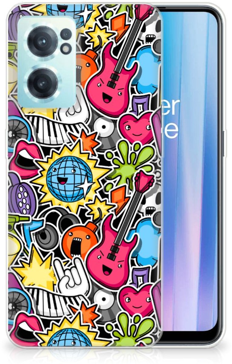 OnePlus Nord CE 2 5G Silicone Back Cover Punk Rock