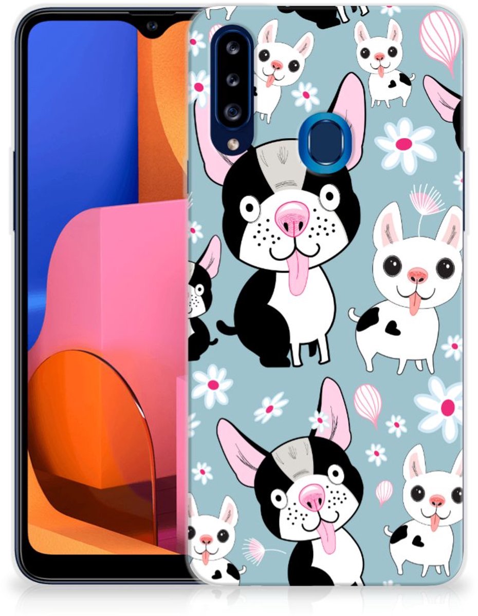 Samsung Galaxy A20s TPU Hoesje Hondjes