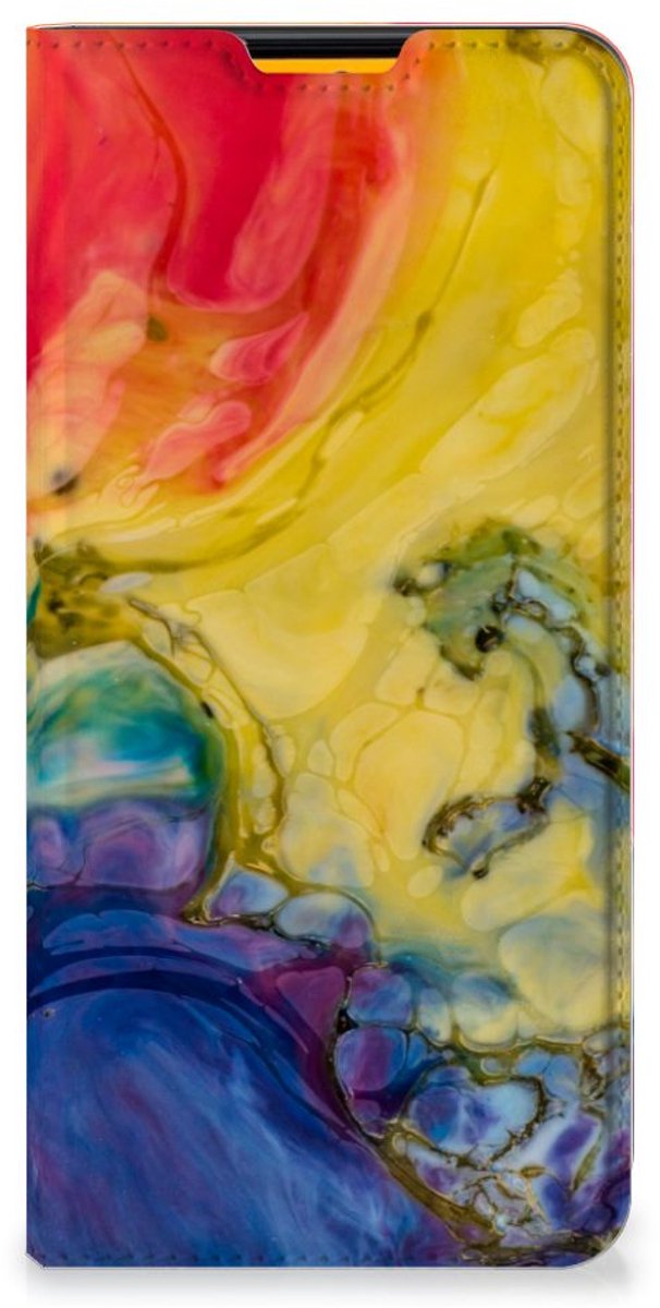 Bookcase Samsung Galaxy M52 Watercolor Dark