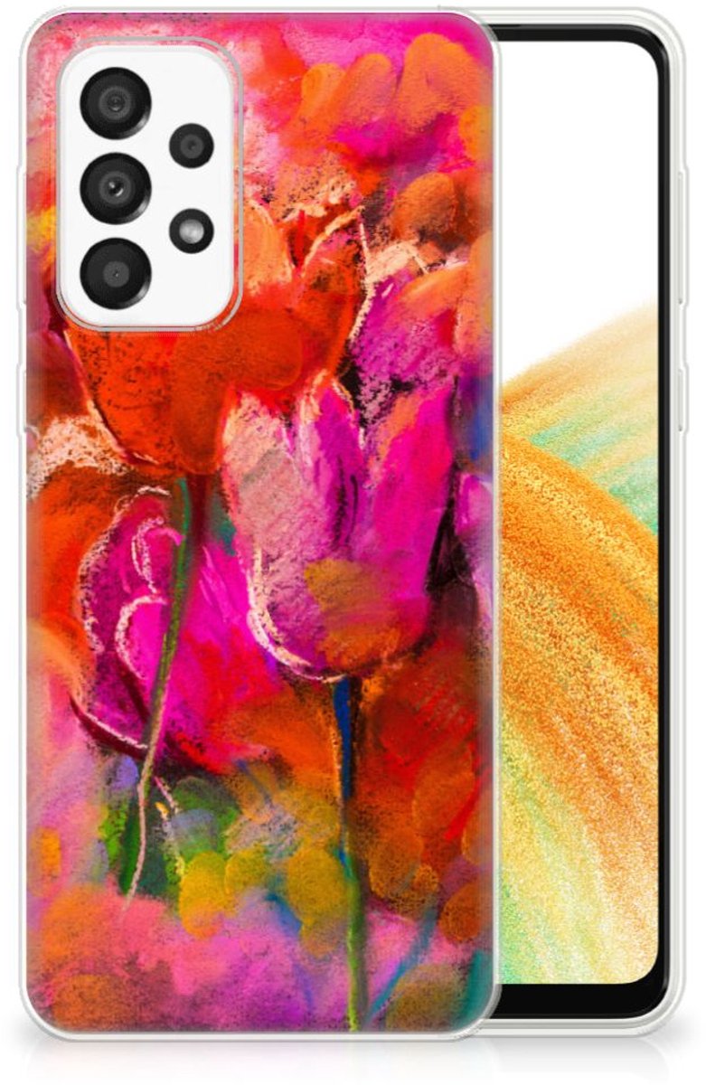 Hoesje maken Samsung Galaxy A33 5G Tulips