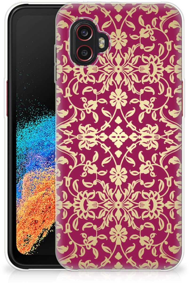 Siliconen Hoesje Samsung Galaxy Xcover 6 Pro Barok Pink