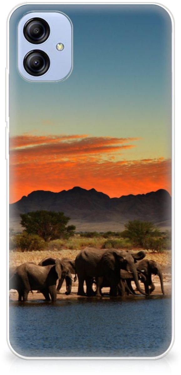 Samsung Galaxy A04e TPU Hoesje Olifanten